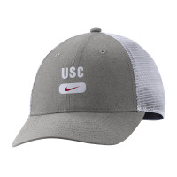 USC Trojans Nike Heather Gray Over Swoosh L91 Hat